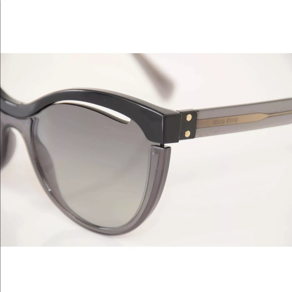 MIU MIU NEW Translucent Cat Eye Sunglasses - Picture 2 of 6